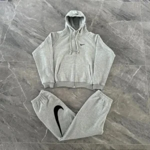 Nike Light Gray Tracksuit: Urban inspired