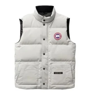 Canada Goose Light Gray Vest: Fashion meets