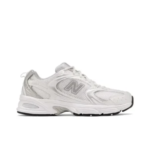 New Balance 990v3 White Silver Trainers
