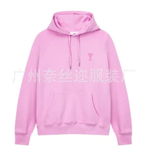 Ami Pink Hoodie: Cozy and Chic with Heart