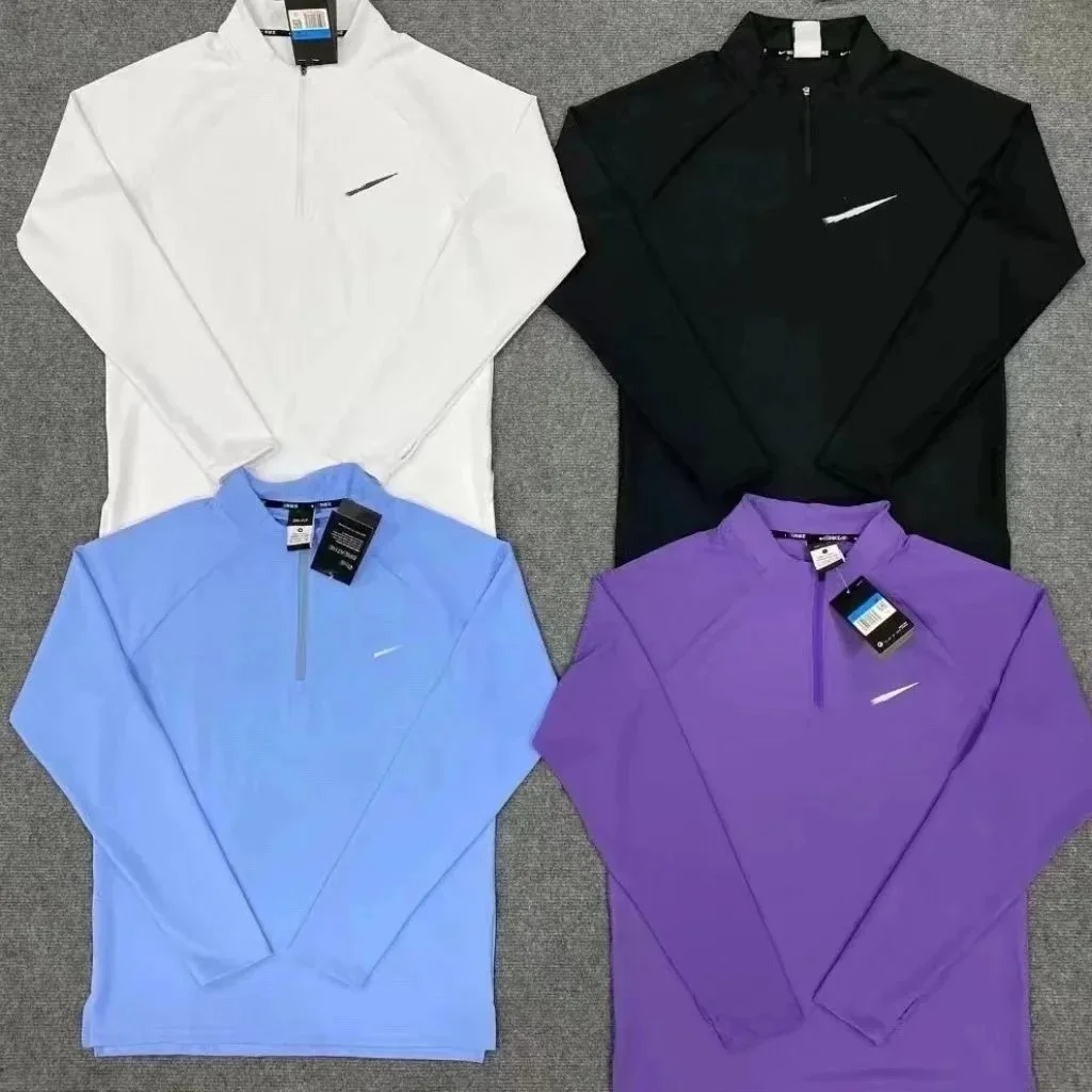 Nike Quarter Zip Purple Sporty