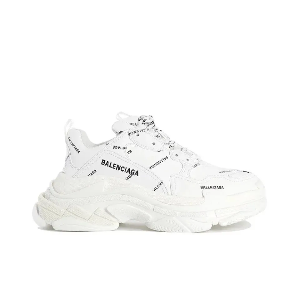 Balenciaga Triple S White Sneakers: Stylish