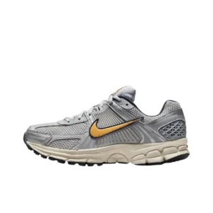 Nike Grey and Orange Footwear: Sporty
