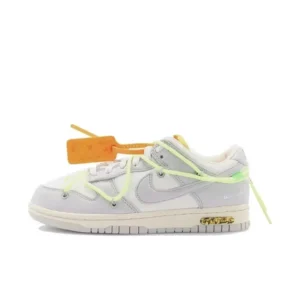 Nike Dunk Low Gray with Neon Accents Casual