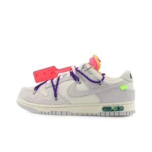 Nike Dunk Light Grey with Neon Accents
