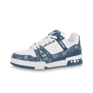 Louis Vuitton Blue White Patterned Casual