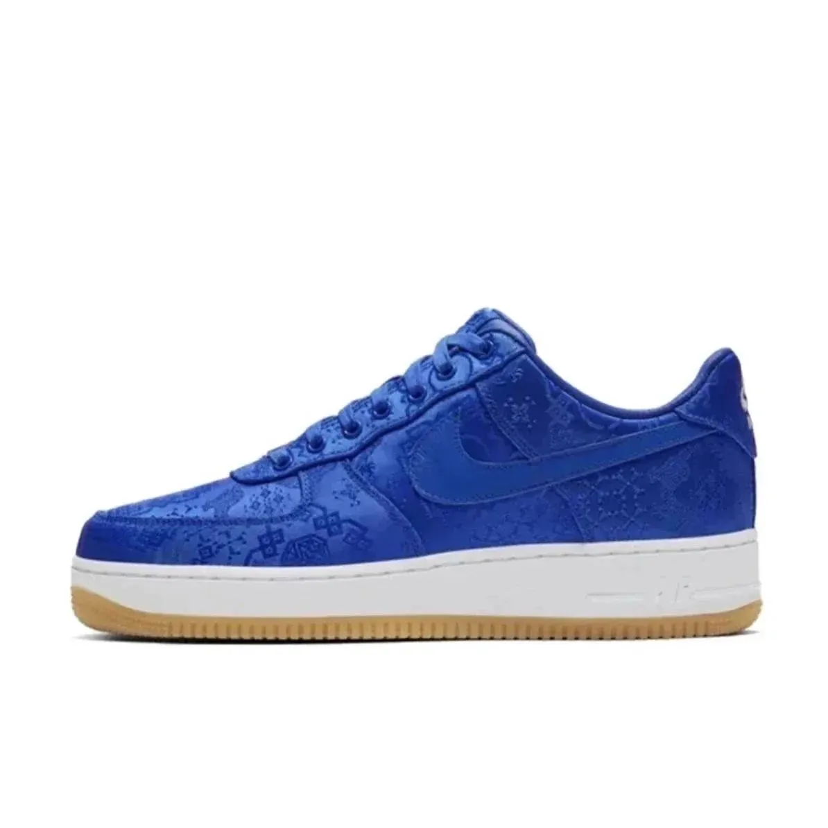 Nike Air Force 1 Blue Satin style