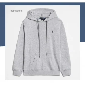 Polo Ralph Lauren Grey Hoodie: Cozy