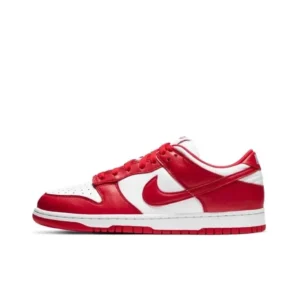 Nike Dunk Low Sneakers: Classic Red -