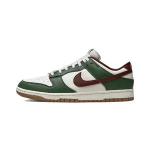 Nike Dunk Low Sneakers: Green, White