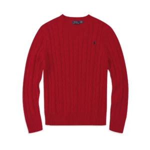 Polo Ralph Lauren Red Cable Knit Men's
