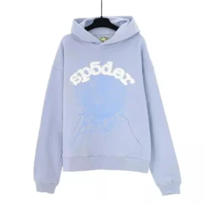Sp5der Light Purple Hoodie: Comfort Meets