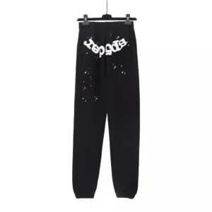 Repgods Black Joggers: Star embellished