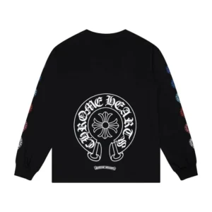 Chrome Hearts Black Tee: Intricate Design