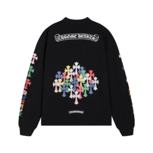 Chrome Hearts Black Long Sleeve Tee with