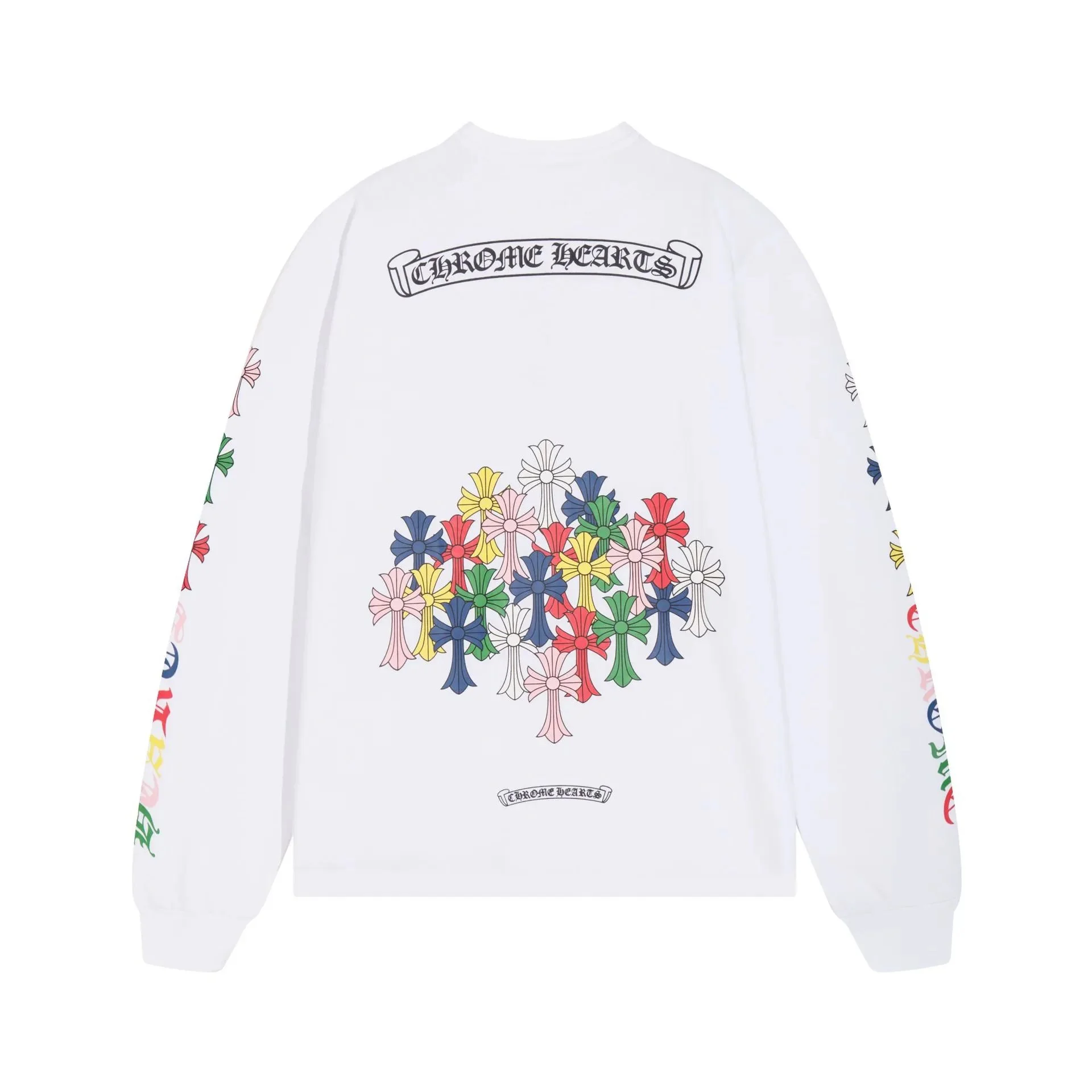 Chrome Hearts White Multicolored Long Sleeve