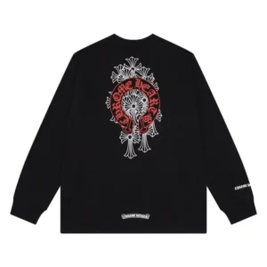 Chrome Hearts Black Graphic Long Sleeve