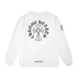 Chrome Hearts White Graphic Long Sleeve