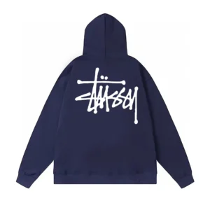Stussy Navy Hoodie: Street style and Comfort