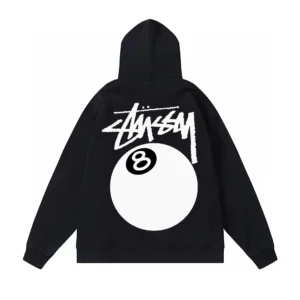 Stussy Black Hoodie: Street style with