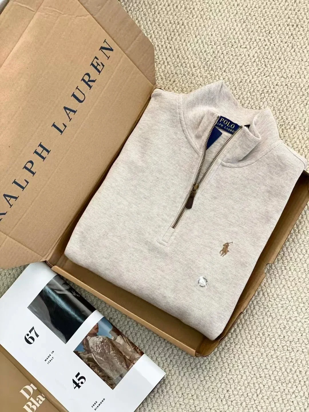 Ralph Lauren Polo Light Beige Sweater
