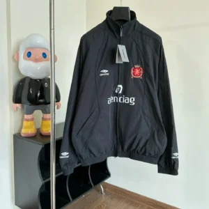 Balenciaga Black Sportswear Jacket: Street