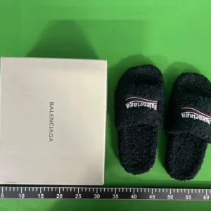 Balenciaga Plush Slippers: Stylish