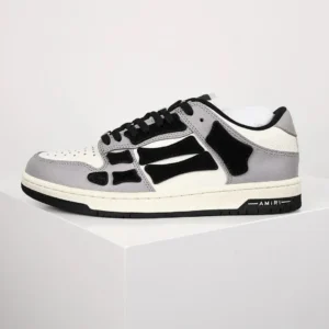 AMIRIRI Sneakers: Black White Gray, Edgy