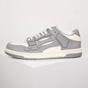 AMIRI Grey White Sneakers: Contemporary Cool