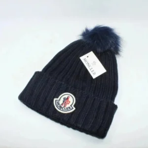 Moncler Navy Beanie: Luxurious and Warm