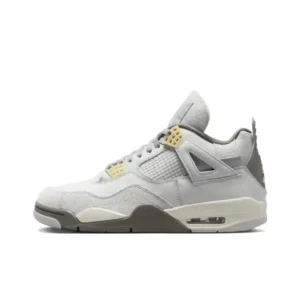 Nike Air Jordan 4 Light Grey Men's Sneakers