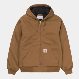 Carhartt Brown Zip Hoodie Workwear with