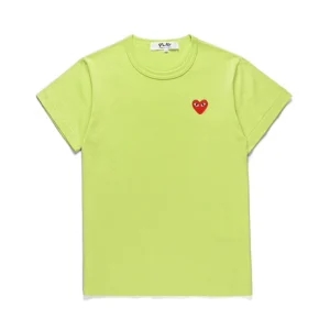 CDG PLAY Lime T shirt: Comfort