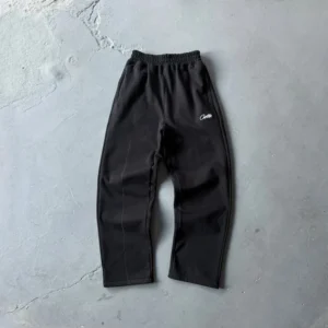 Carike Men's Black Sweatpants: Minimalist
