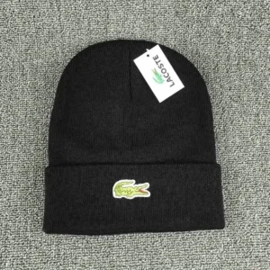Lacoste Black Hat: Stylish, Warm,