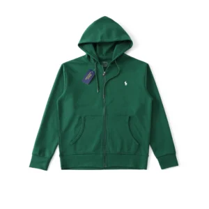 Polo Green Zip Hoodie: Iconic Brand, Casual