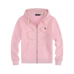 Polo Ralph Lauren Pink Zip Up Hoodie Comfort