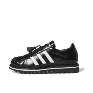 Adidas Retro style Black White Chunky sole