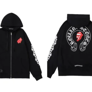The Rolling Stones Black Hoodie: Edgy
