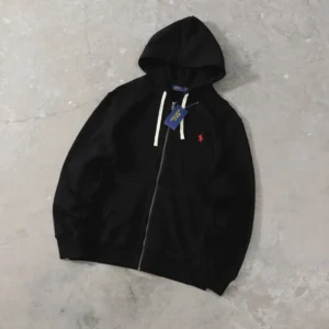 Polo Ralph Lauren Black Zip up Hoodie