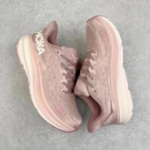 HOKA Light Pink Trainers: Soft Stride for