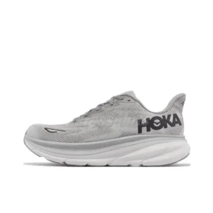 Hoka Light Gray Sneakers: Stylish