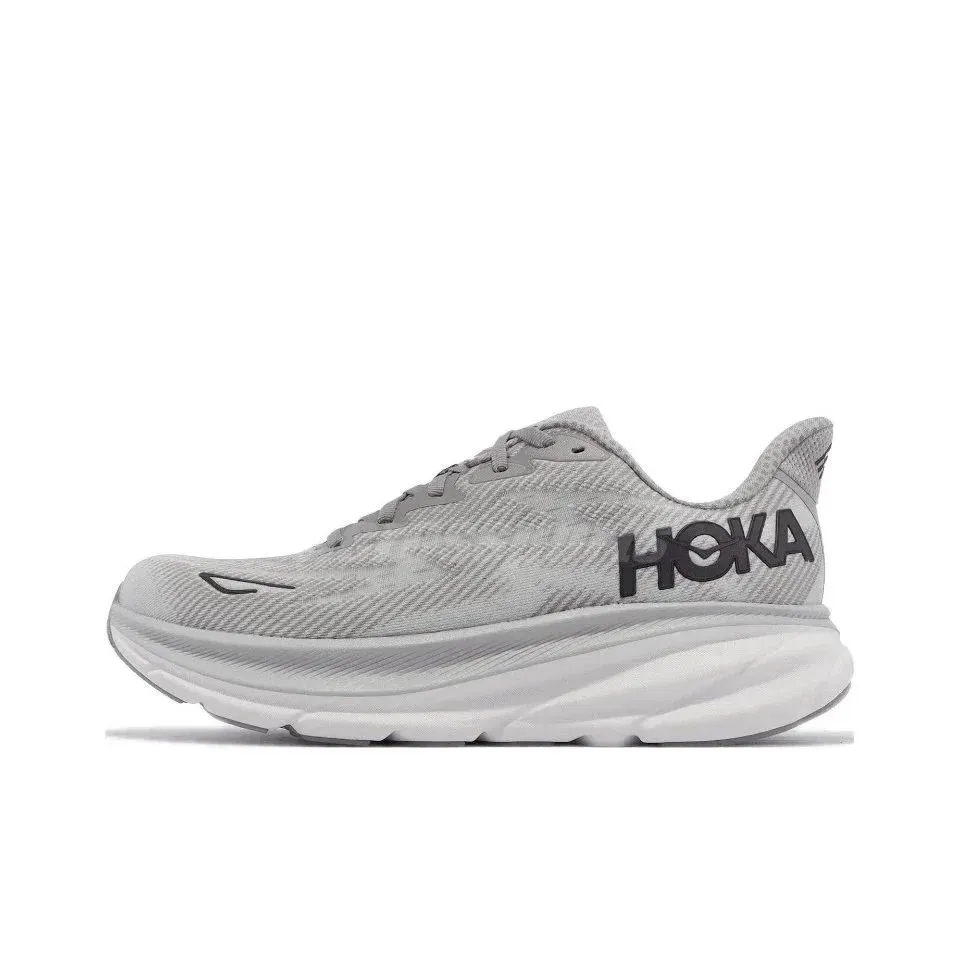 Hoka Light Gray Sneakers: Stylish