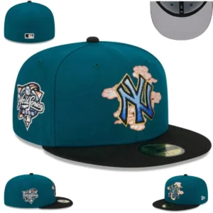 New Era World Series Teal Cap Iconic Yankees