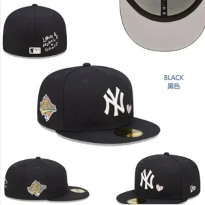 New Era Black NY Cap, Trendy Street style