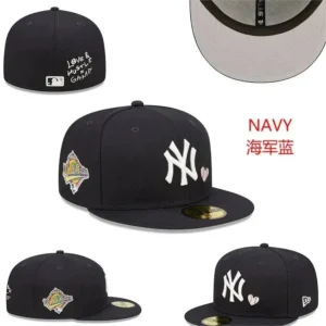 New Era Navy Baseball Cap Embroidered