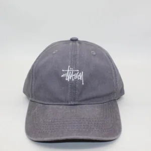 Stussy Gray Cap: Hip and Casual