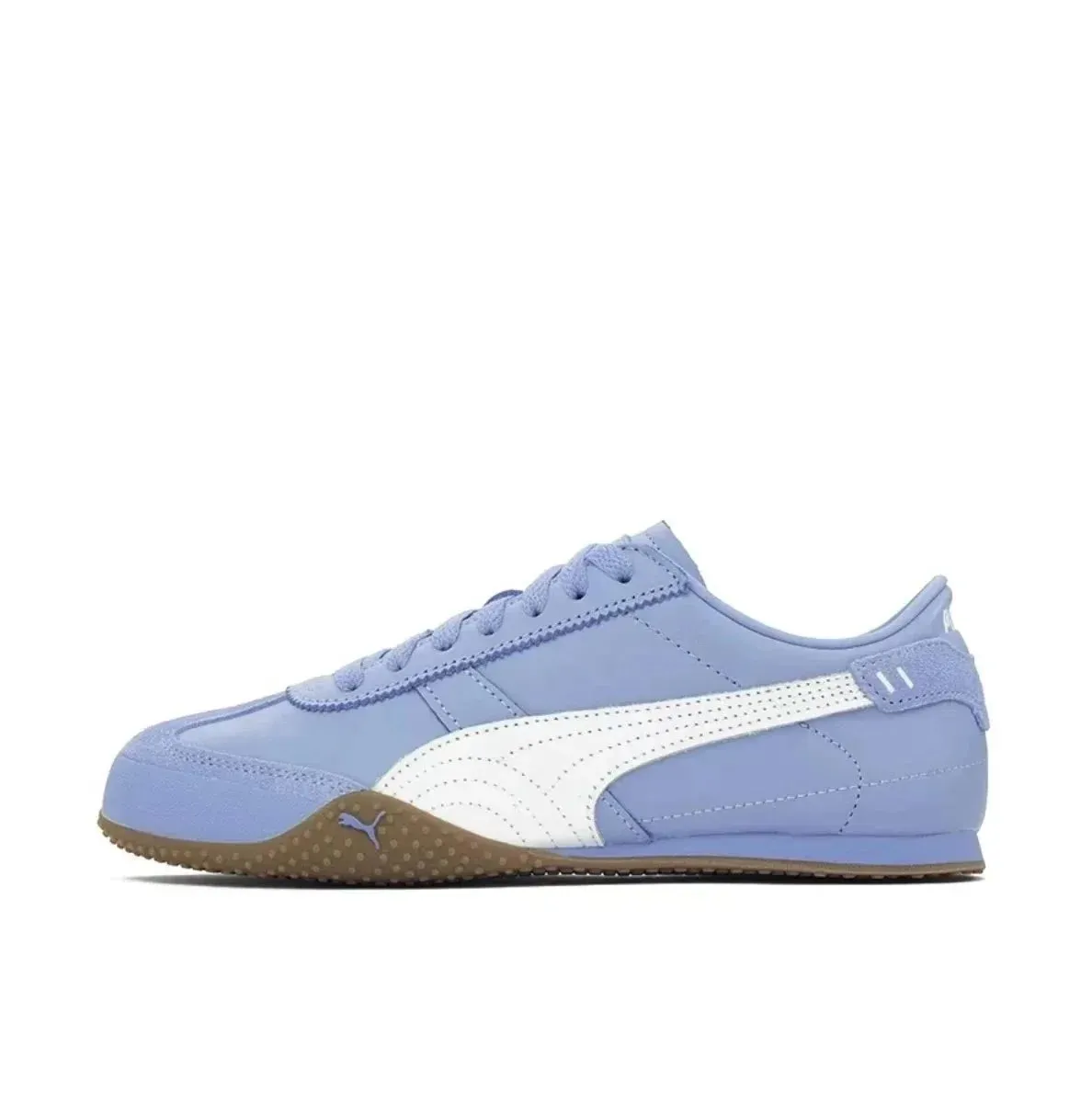 Puma Light Blue Athletic Sneakers: Trendy