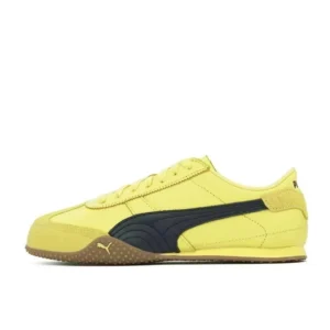 Puma Yellow Retro Style Kicks for Trendy