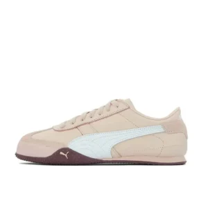 Puma Beige Casual Sneakers: Retro Design for